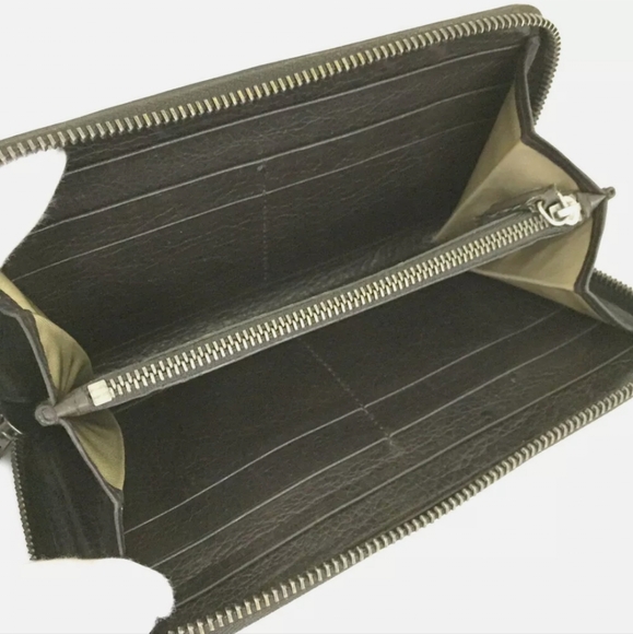 BVLGARI LEATHER ZIPPY ZIP AROUND LONG WALLET/M2086 - Picture 4 of 9